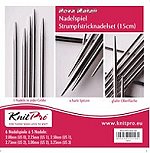 Knit Pro NOVA METALL Strumpfstricknadel-Set 15cm