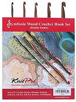 Knit Pro - SYMFONIE Wood Double Crochet Hook Set