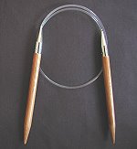 ChiaoGoo Bamboo Circular Needles "Dark Patina" - 8mm/40cm