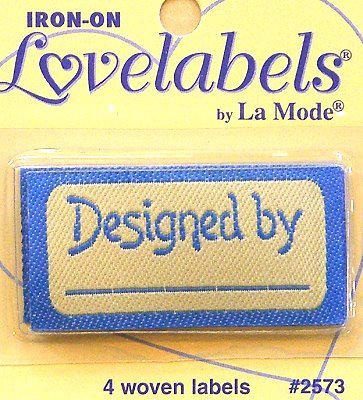La Mode Lovelabels "Designed by" - No. 2573