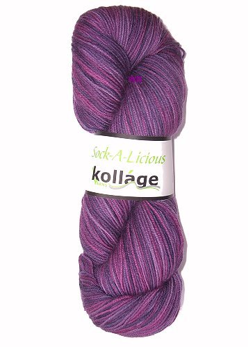 Kollage SOCK-A-LICIOUS - Purple Heart No. 7814 - 100gr.