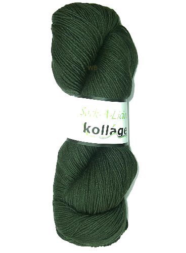 Kollage SOCK-A-LICIOUS - Black Olive No. 7818 - 100gr.