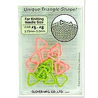 CLOVER Stitch Markers Triangle CL 3149