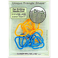 CLOVER Stitch Markers Triangle CL 3151