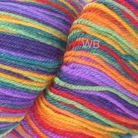 Cascade Heritage Silk Paint - Rainbow Mix No. 9811 - 100gr.