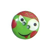 DILL Button 261150 - 18mm - Green-Smiley