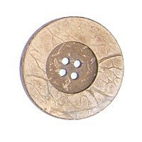 Hjertegarn Button No. 12 - 40mm - Coconut