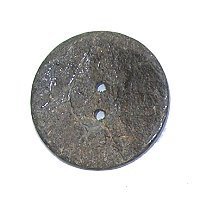 Hjertegarn Button No. 42 - 30mm - Coconut Grey