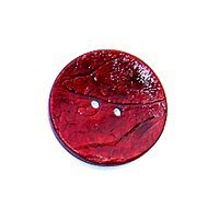 Hjertegarn Button No. 44 - 25mm - Coconut Red
